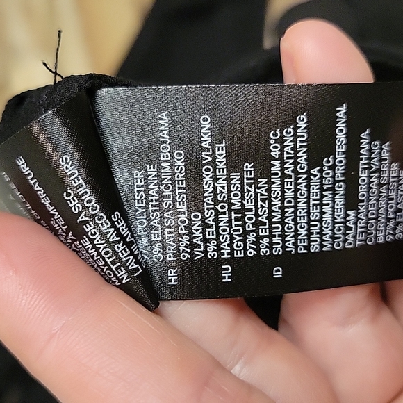 H&M NWT 3 Quarter Length Utility Hooded Black Jacket - Picture 9 of 16